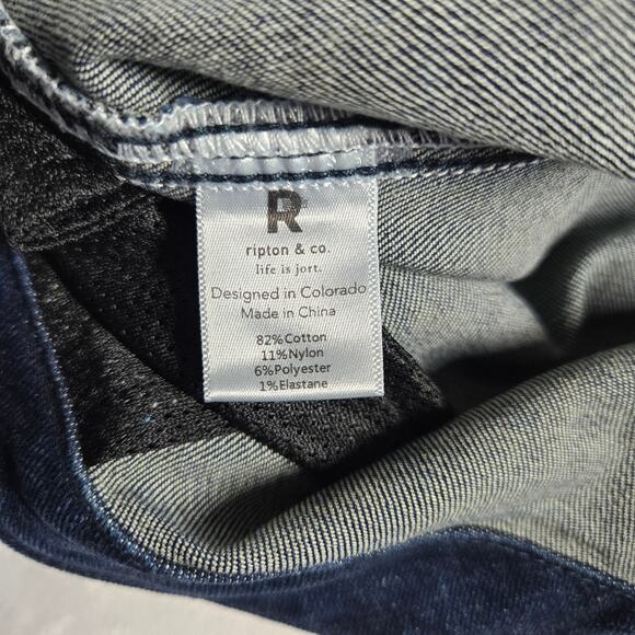 Wide Leg Denim Jeans - Picture 7 of 13